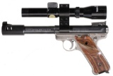 Ruger Mark II Target Semi-Automatic Pistol with Scope
