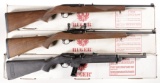 Three Ruger Semi-Automatic Carbines w/ Boxes