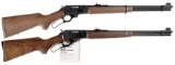 Two Marlin Lever Action Rifles w/ Boxes