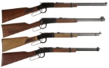 Four Ithaca Lever Action Rifles