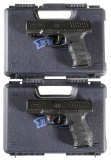 Consecutively Numbered Pair of Walther PPQ Semi-Automatic Pistol