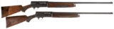 Two Remington Model 11 Semi-Automatic Shotguns