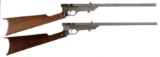 Two Quackenbush Safety Cartridge Single Shot Rifles