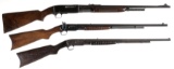 Three Remington Slide Action Rifles