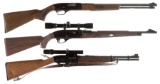 Three Semi-Automatic Long Guns