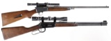 Two Winchester Rifles w/ Scopes