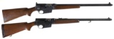 Two Remington Arms Model 81 Semi-Automatic Rifles
