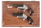 Cased Pair of Colt Fourth Model Derringers