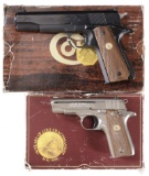 Two Colt Semi-Automatic Pistols w/ Boxes