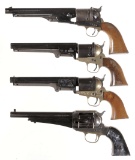 Four Contemporary Cartridge Conversion Revolvers Used in Numerou
