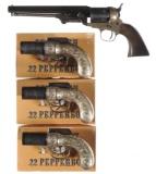 Four Contemporary Percussion Handguns