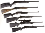 Six Single Shot Long Guns