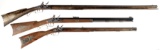 Three Flintlock Rifles