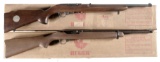 Two Ruger Semi-Automatic Carbines w/ Boxes