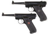 Two Ruger Standard Semi-Automatic Pistols