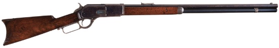 Winchester Model 1876 Lever Action Rifle with Extra Long Barrel