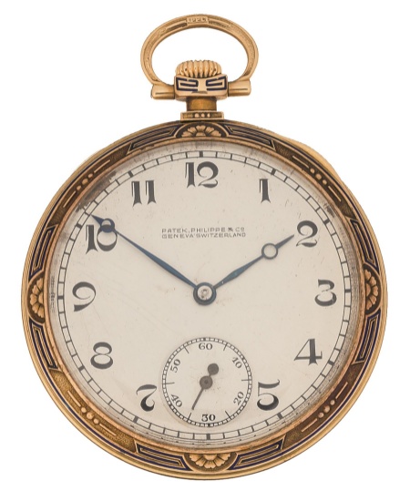 Patek Philippe Chronograph Pocket Watch with Gold Case