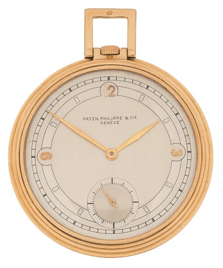 Patek, Philippe & Co. 18 Karat Gold Slim Profile Pocket Watch