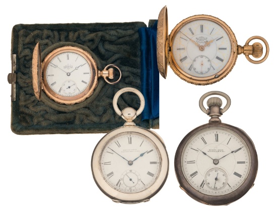 Four Turn of the 19th Century Pocket Watches with Connections to the Quad C