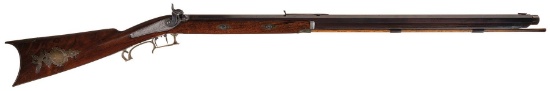 Engraved Marysville California Half-Stock Percussion Rifle