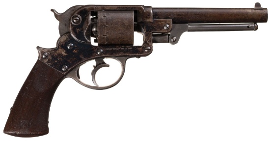 Civil War Star Model 1858 Army Double Action Percussion Revolver