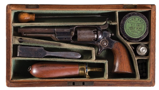 Cased Colt Model 1855/New Model 6A Root Percussion Revolver