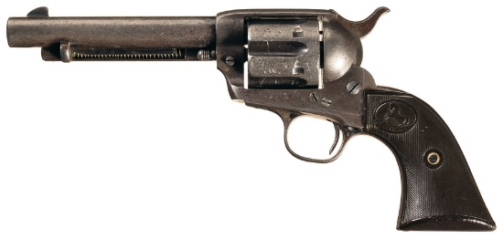 World War I Era Colt Single Action Army Revolver with Factory Le