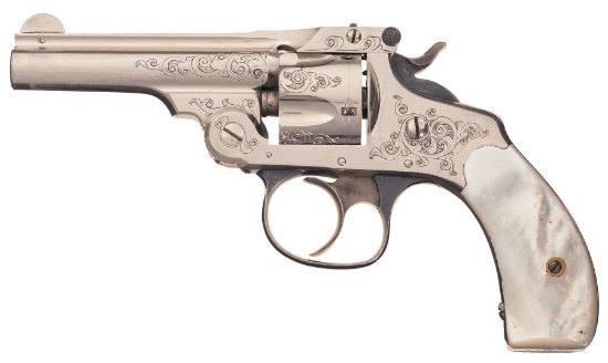 Engraved Smith & Wesson 4th Model .32 Double Action Revolver