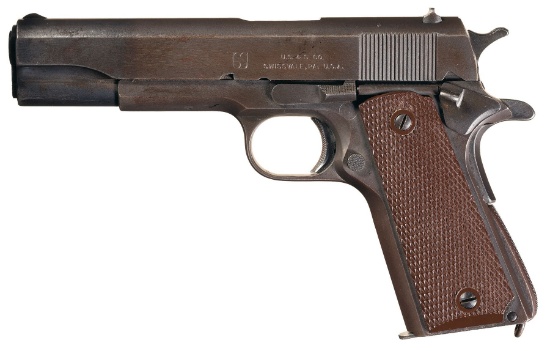 U.S. US&S Model 1911A1 Pistol, 1943 Production