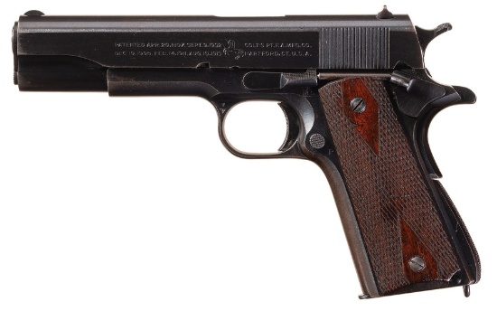 U.S. Colt 1911A1 Pistol, Sears Inspected, Blue Finish