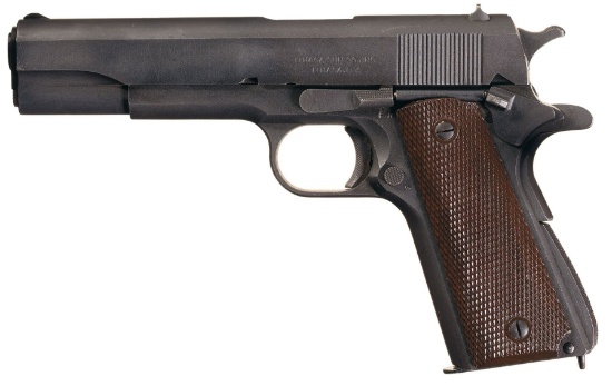U.S. Ithaca 1911A1 Pistol, Ex. Mag, 2 Holsters