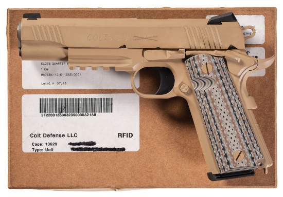 Colt USMC M45A1 CQB Pistol, with Factory Letter, Box