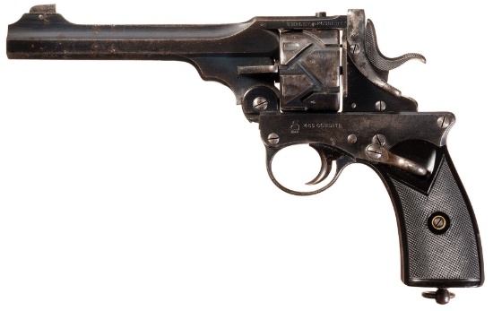 Scarce Webley-Fosbery Model 1902 Automatic Revolver