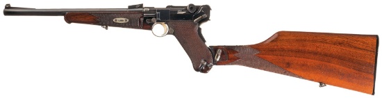 Excellent DWM Model 1902 Luger Carbine with Stock