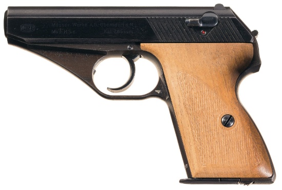 Excellent Nazi Police Marked Mauser HSc Semi-Automatic Pistol wi