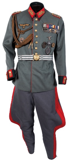 Uniform of General Karl Mauss, Plus Knight's Cross w/Diamonds