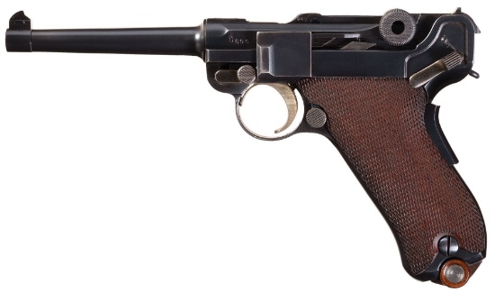 DWM Mauser Model 1934/06 Swiss "Cross In Sunburst" Luger
