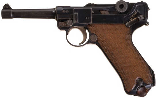 DWM 1918 Military Luger w/Ex. Mag, Holster