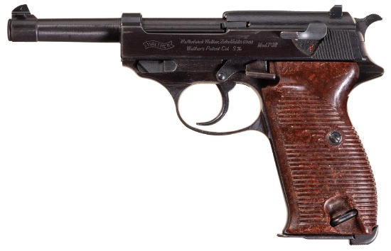 Nazi Era Walther Commercial Model P.38 Semi-Automatic Pistol