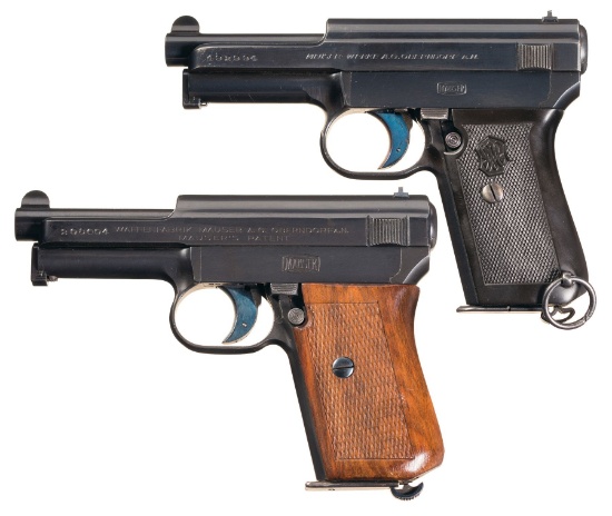 Two Mauser Model 1914 Semi-Automatic Pistols