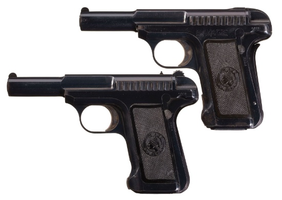 Collector's Lot of Two Savage Semi-Automatic Pistols