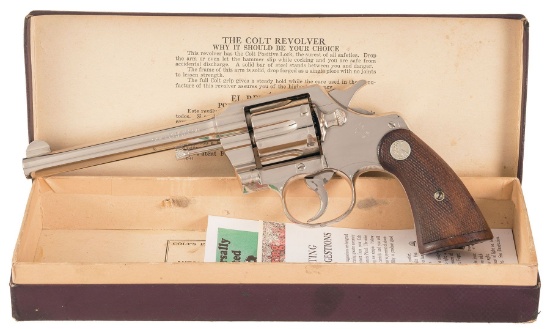 Colt Official Police Double Action Revolver with Box