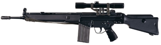 Heckler & Koch HK91 Semi-Automatic Rifle with Zeiss Scope