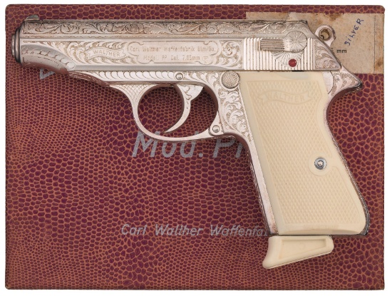 Factory Engraved Silver Plated Walther/Interarms PP