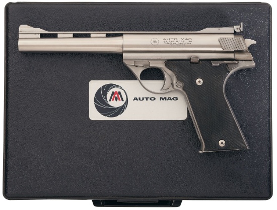 Auto Mag Pasadena Original Model 180 Semi-Automatic Pistol