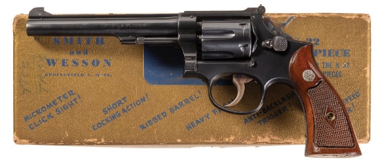 S&W Model K-22 Masterpiece Pre-Model 17 Revolver, Box