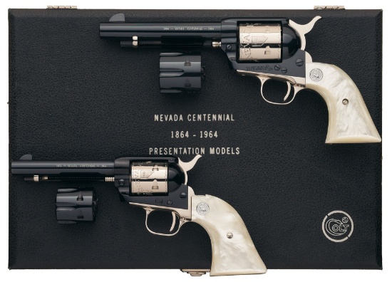 Pair of Colt Nevada Centennial Single Action Army Revolvers