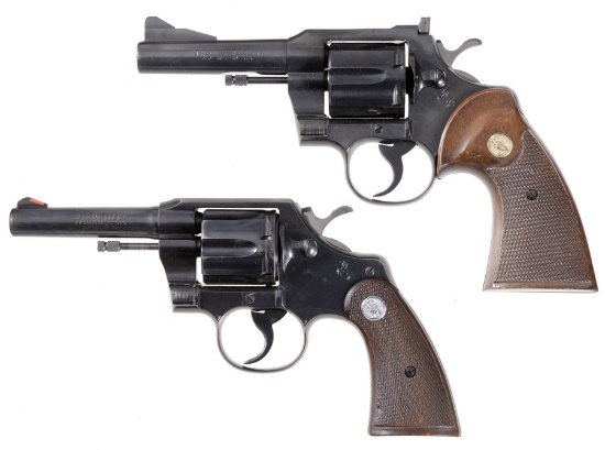 Two Colt DA Revolvers