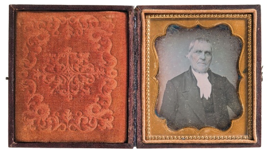 Daguerreotype Portrait Identified as Gunsmith John Pearson