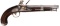 W.L. Evans U.S. Model 1826 Flintlock Navy Belt Pistol